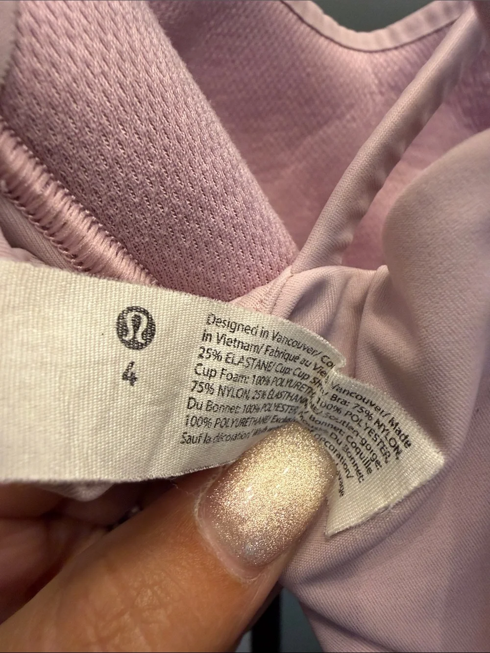 Lululemon Like a Cloud Ribbed Longline Bra